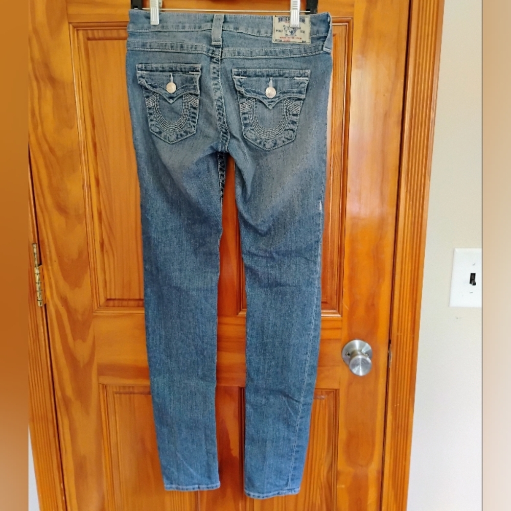 True Religion skinny jeans, 28.